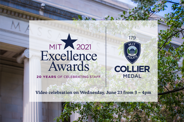 MIT 2021 Excellence Awards and Collier Medal banner